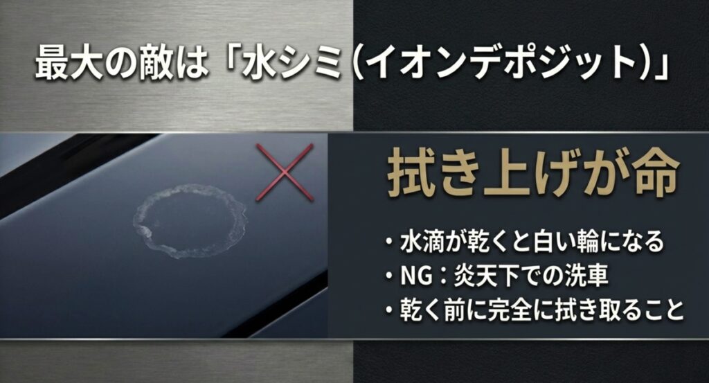 賢い洗車運用のハイブリッドプラン。特別な日はディーラー、日常は専門店、長期ケアはプロメンテナンスで使い分け
