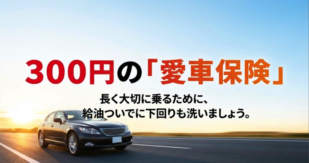 300円の愛車保険