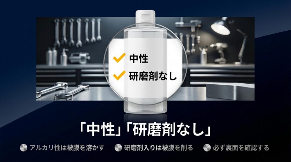 中性で研磨剤なしのカーシャンプーの選び方チェックポイント