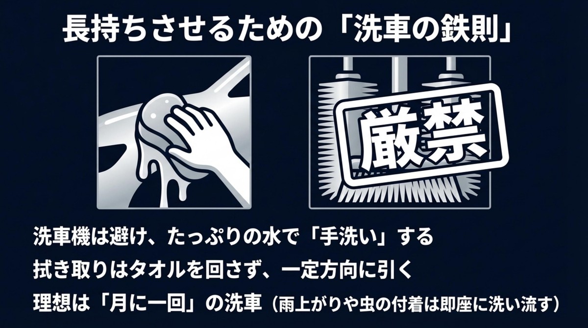 長持ちさせるための「洗車の鉄則」 洗車機厳禁と長持ちさせるための手洗い洗車の鉄則