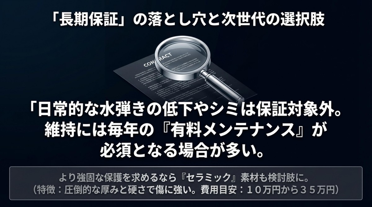 「長期保証」の落とし穴と次世代の選択肢 長期保証の落とし穴と有料メンテナンスの実態