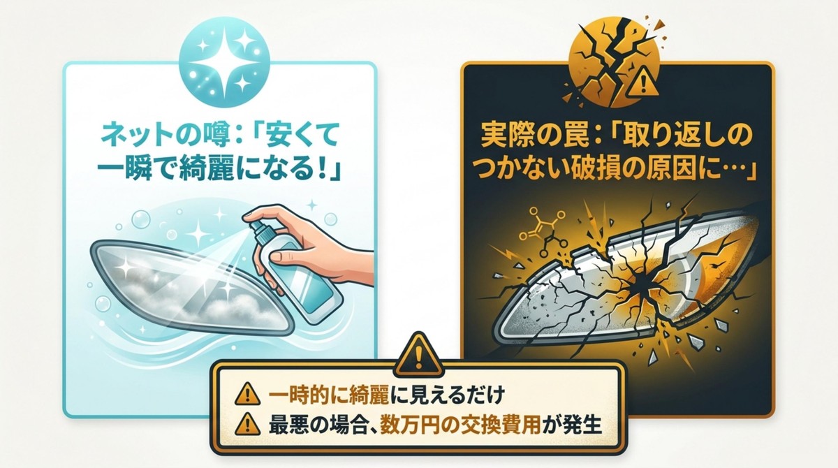 安くて一瞬で綺麗になるというネットの噂と高額費用の罠