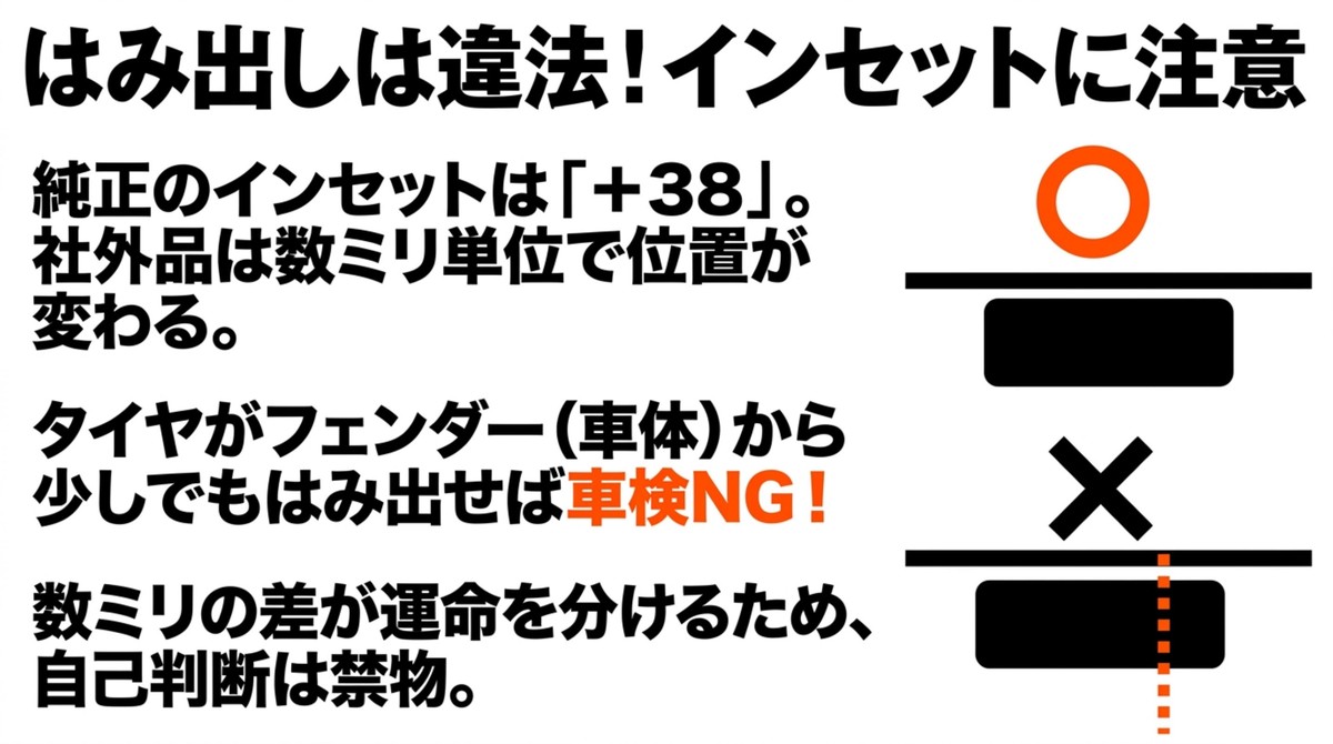 デリカD5のツライチ設定とインセット計算、はみ出しの注意点
