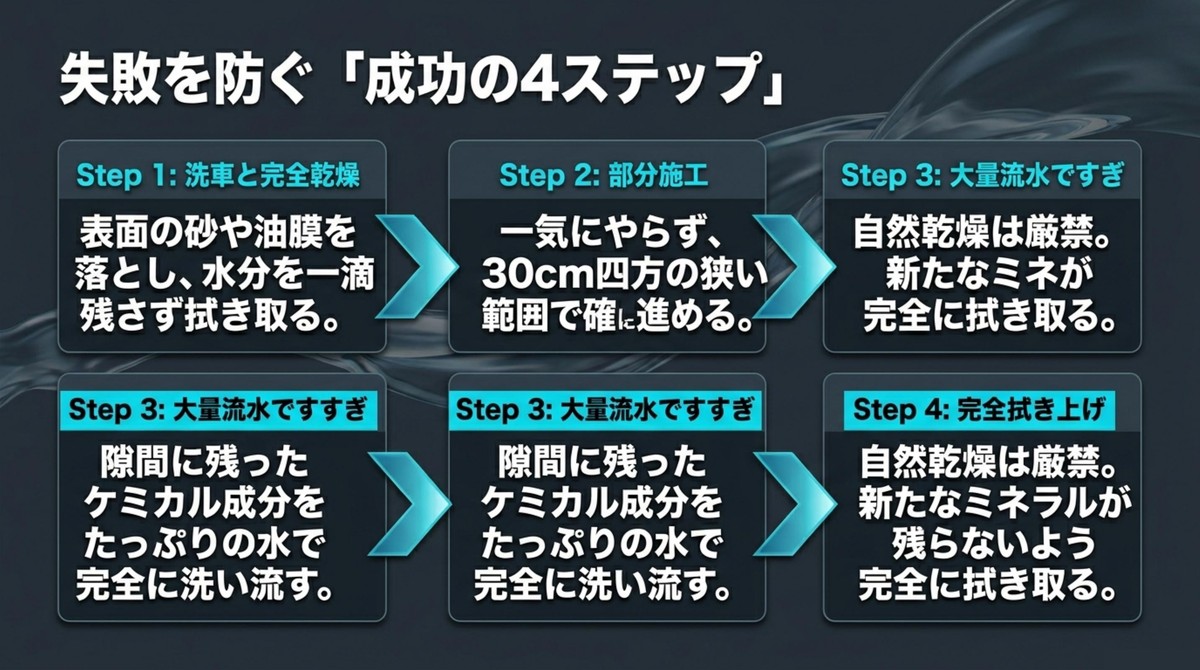 失敗を防ぐ「成功の4ステップ」 [cite: 37]