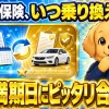 自動車保険をいつ乗り換えるべきかという問いに、満期日に合わせるのが結論