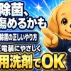 薄めた食器用洗剤で車内を拭き取り除菌する様子を示すイラスト