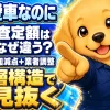 車の査定額が基準価格・加減点・業者調整の3層で決まる仕組みを示すイラスト